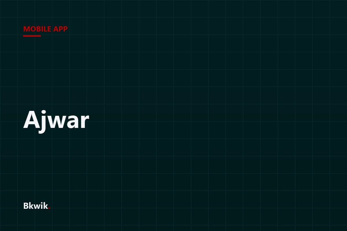 Ajwar — 2