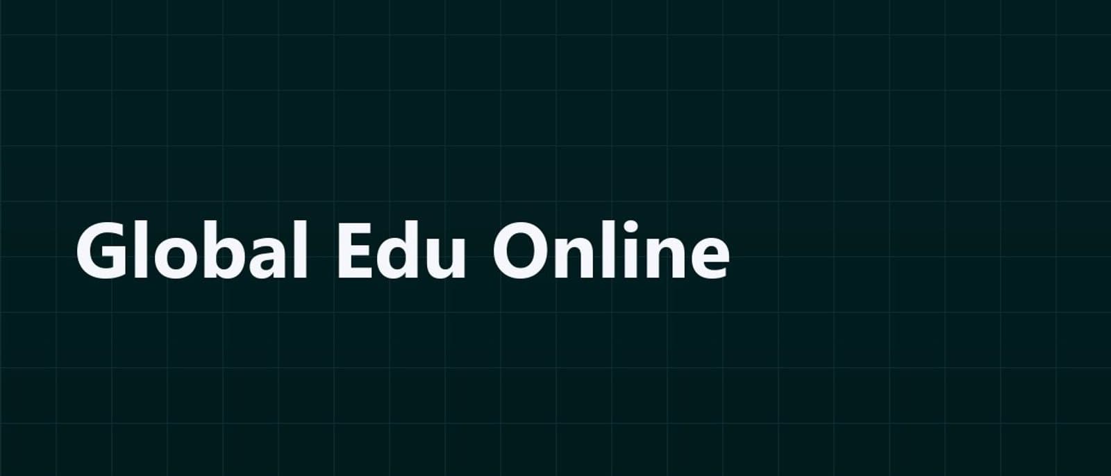 Global Edu Online — 3
