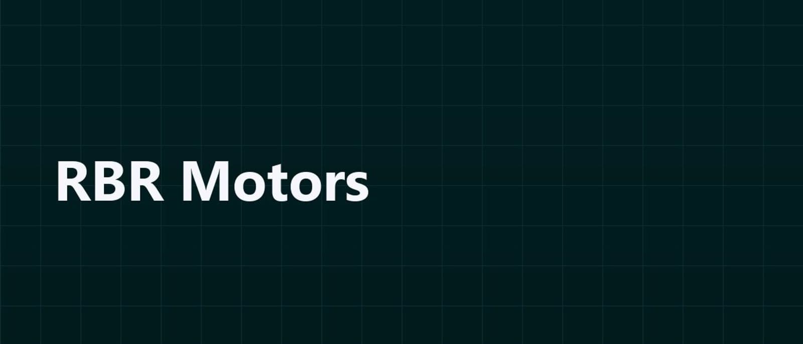 RBR Motors — 3