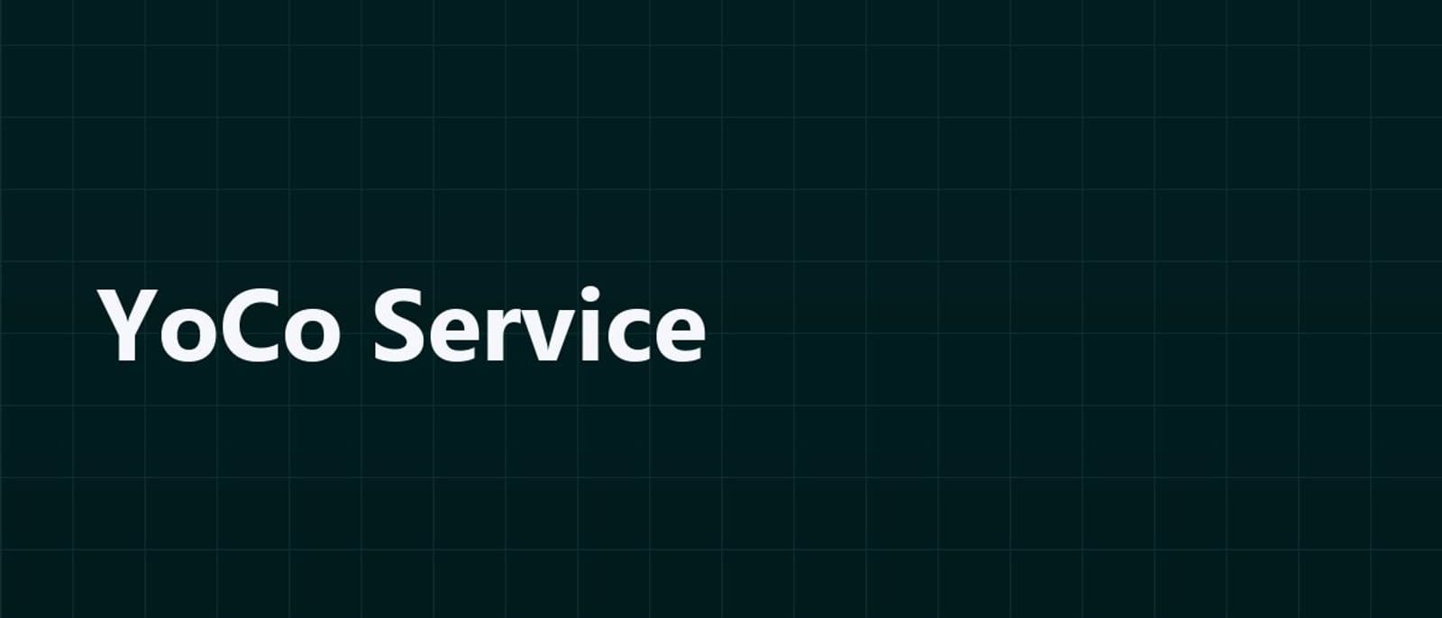 YoCo Service — 3